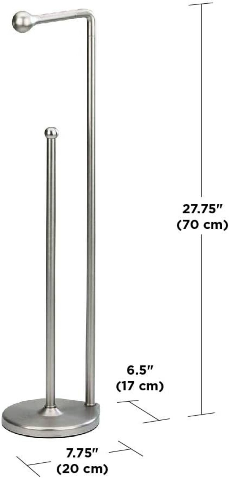 UMBRA D- Porte papier sur pied teardrop nickel brossé