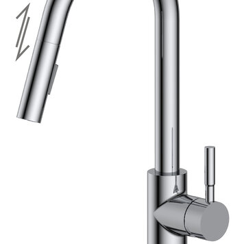 TENZO PRO Robinet de cuisine echo avec douchette chrome