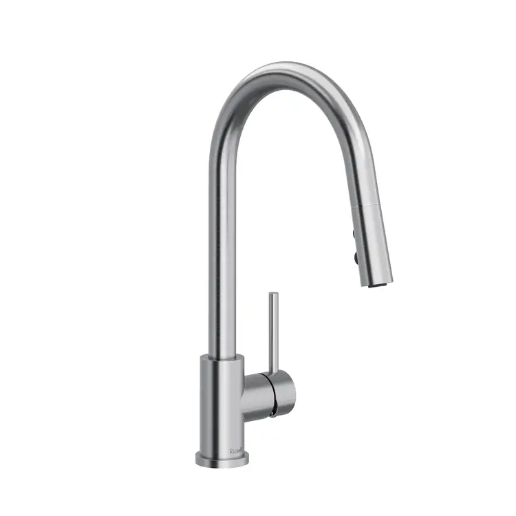 RIOBEL Robinet cuisine joli avec douchette stainless