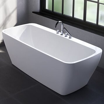 FLEURCO Showroom - bain waltz grande blanc 67x31.5
