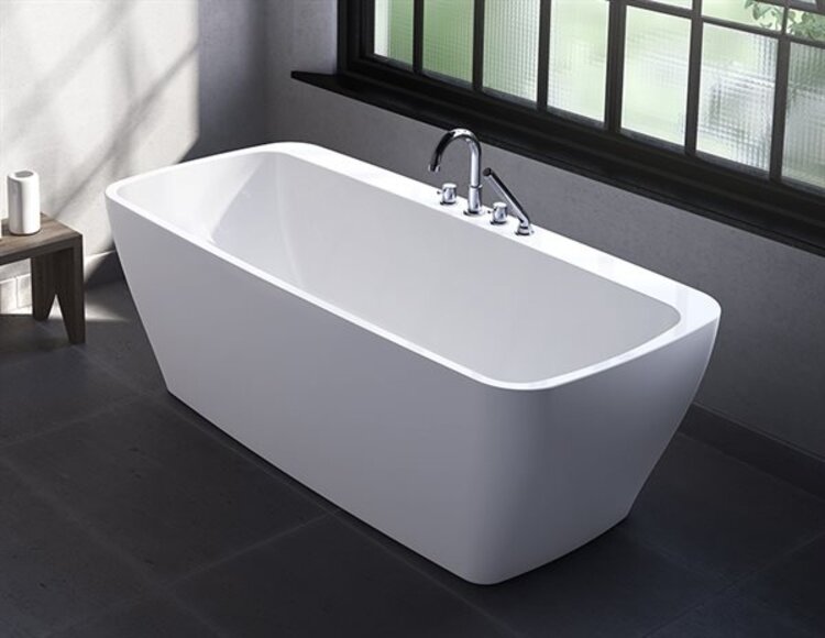 FLEURCO Demo - bain waltz grande blanc 67x31.5