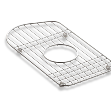 KOHLER D-grille de fond, inox, 15''x8-7/16''