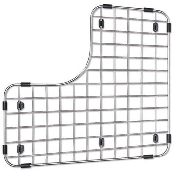 BLANCO D-grille de fond en l droite inox