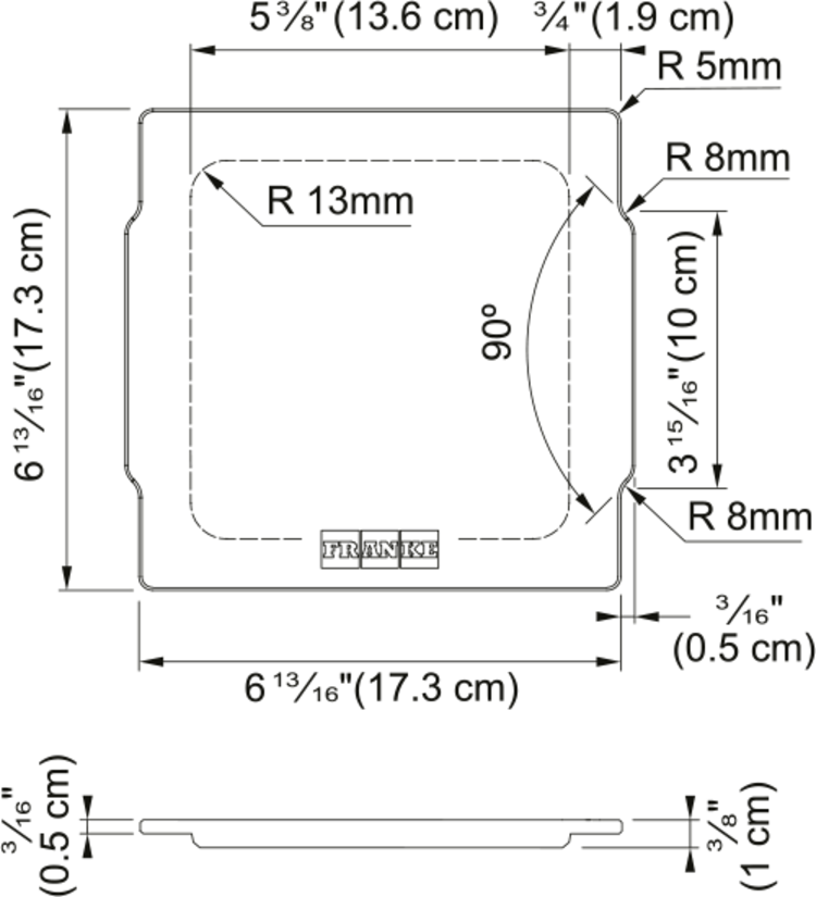 FRANKE ENSEMBLE D'ACCESSOIRES UNIVERSELS POUR EVIER (8 MORCEAUX)
