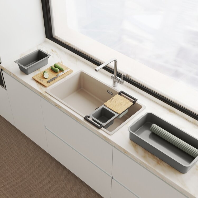 FRANKE ENSEMBLE D'ACCESSOIRES UNIVERSELS POUR EVIER (8 MORCEAUX)