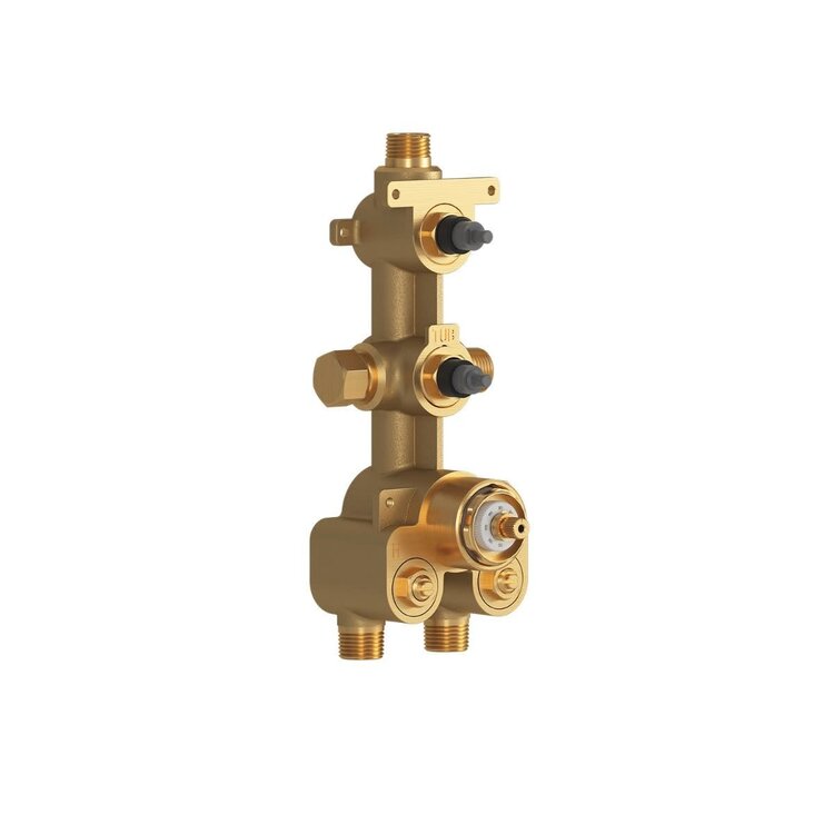 KALIA Brute de valve thermostatique 2 voies à boutons-pressoirs