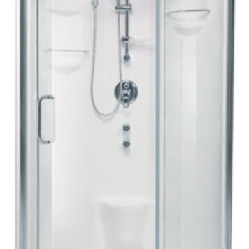 NEPTUNE Douche 2 pieces ronde stella 36 x 36po blanc