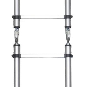 TELESTEP Échelle-escabeau 612TC téléscopique 6 à 12' supporte jusqu'à 250lbs