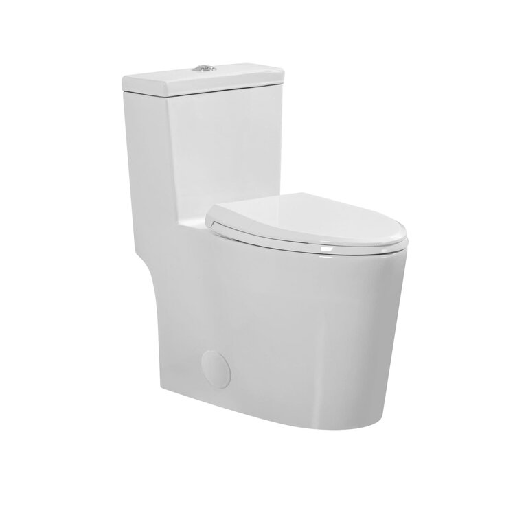 NEPTUNE Toilette prague monopiece , double chasse 4l/6l , allongée , jupée