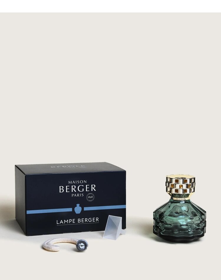 BERGER PARIS Lampe Bolero verte bouchon or