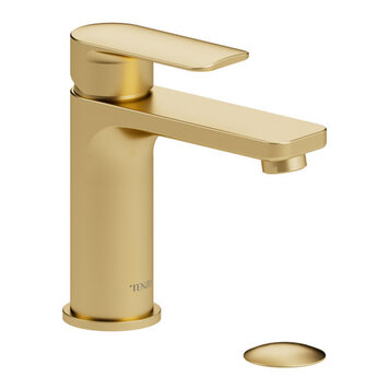 TENZO Robinet de lavabo delano or brossé avec drain inclu