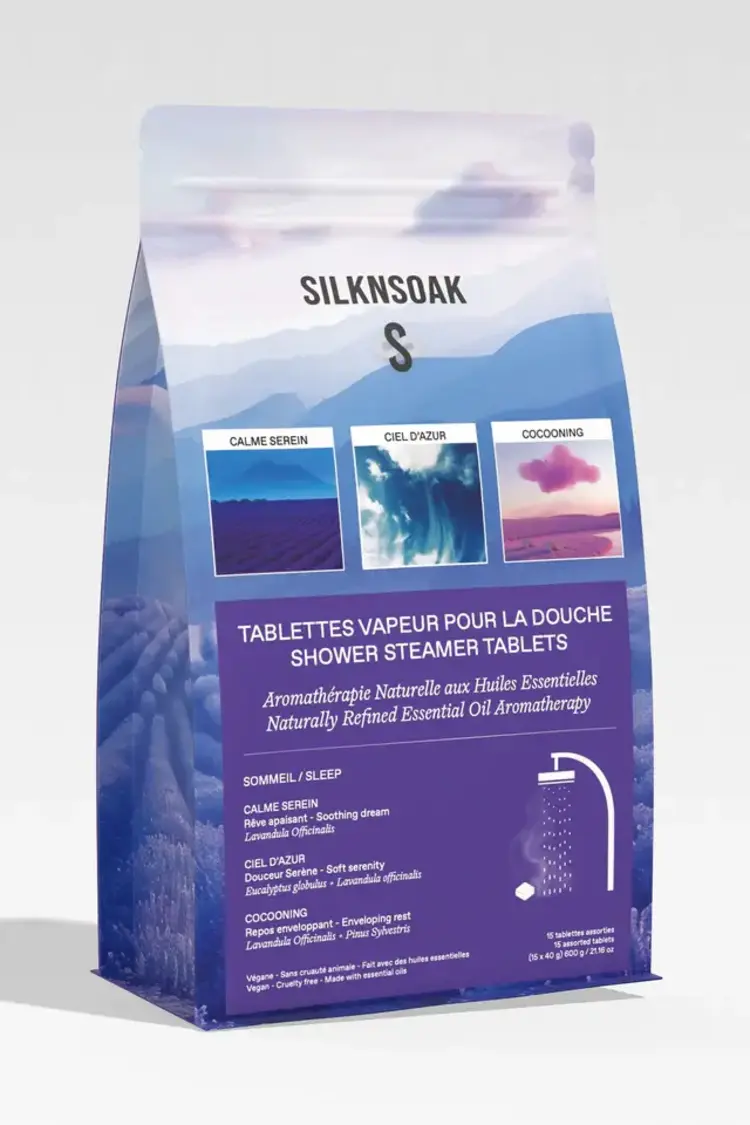 SILKNSOAK Sac de 15 tablette calme