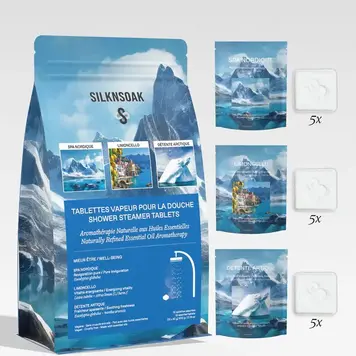 SILKNSOAK Sac de 15 tablettes relaxation