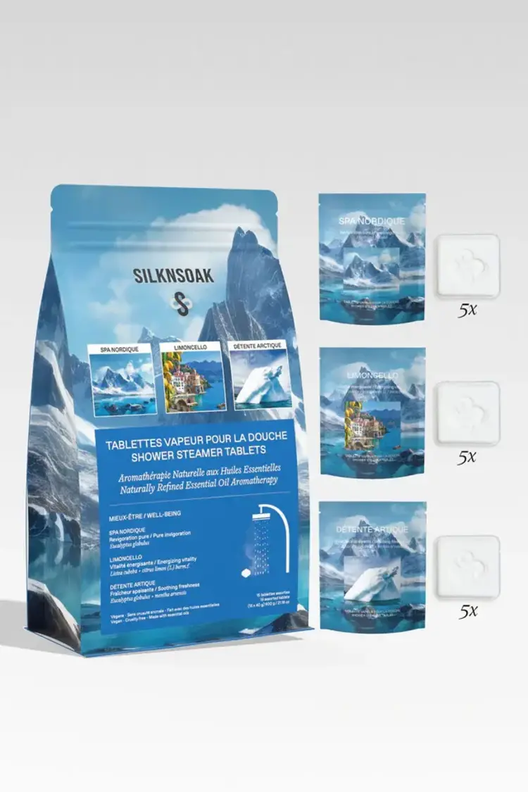 SILKNSOAK Sac de 15 tablettes relaxation