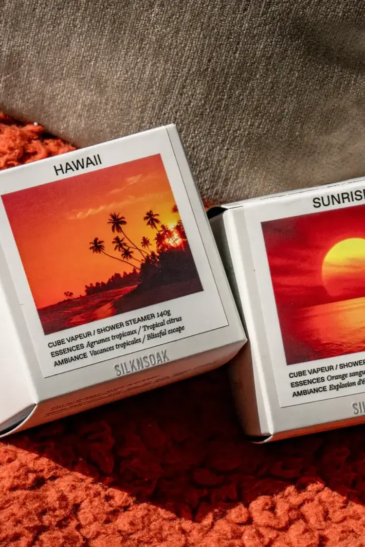 SILKNSOAK Hawaii cube vapeur 140g.