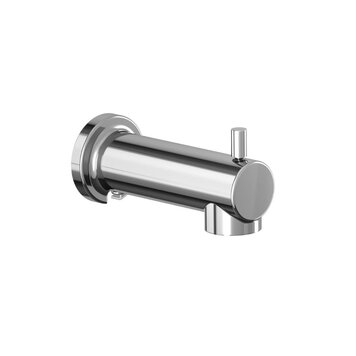 KALIA Bec de bain rond avec inverseur chrome