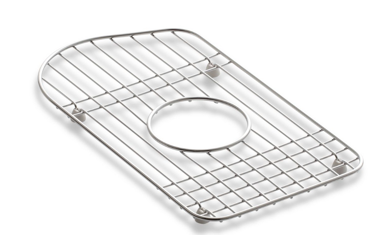 KOHLER D-grille de fond, inox, 15''x8-7/16''