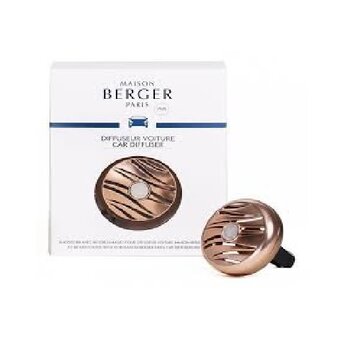 BERGER PARIS Pince diffuseur auto cuivre rosé