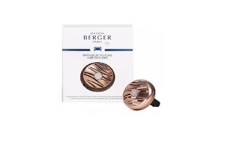 BERGER PARIS Pince diffuseur auto cuivre rosé