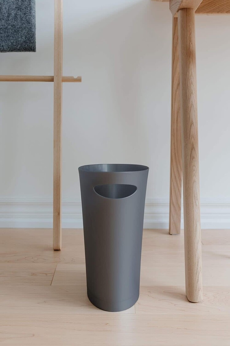 UMBRA Poubelle étroite skinny 34 x 17 x 33 anthracite