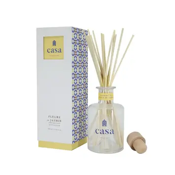 LUCIA Diffuseur rotang fleurs de jasmin