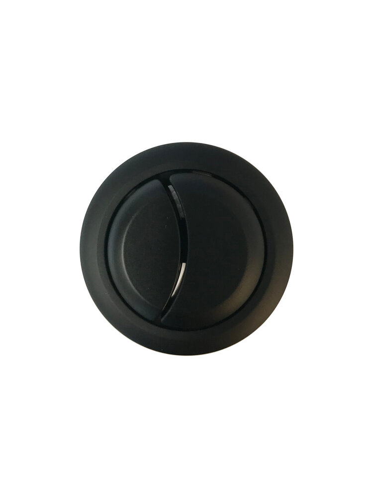 AKKTUEL Actionneur et couvercles de penture pour toilette lotus noir mat