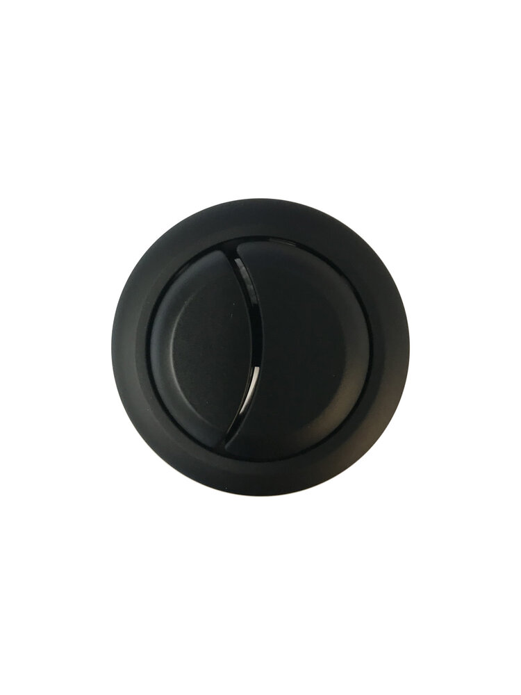 AKKTUEL Actionneur et couvercles de penture pour toilette lotus noir mat