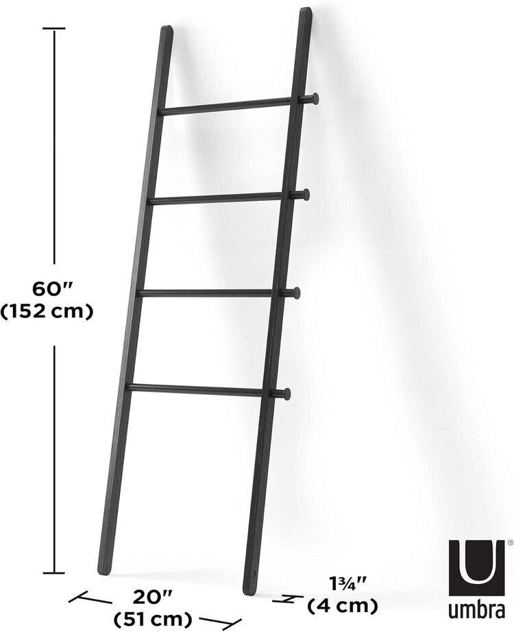 UMBRA Échelle à 4 barres lenna en bois noir