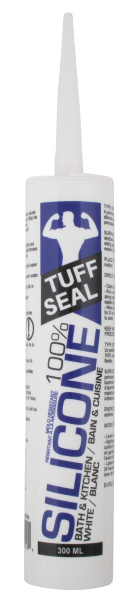 TUFF SEAL Silicone salle de bain et cuisine 300ml anti-moisissure clair