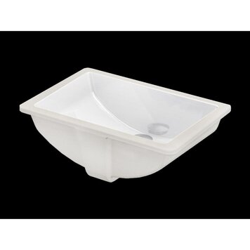 VANICO MARONYX Lavabo recto sous-plan blanc  20 7/8" x 14-7/8"