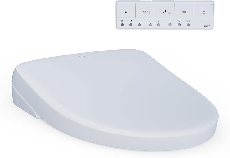 TOTO Siege bidet electronique washlet s7a allongé #01 blanc