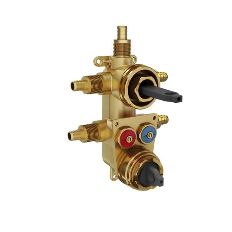 BARIL Brut de valve thermostatique à pression équilibrée 1-2-3 voies en pex
