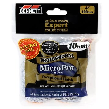 BENNETT Ensemble de 2 rouleaux 4po jumbo microfibre 10mm