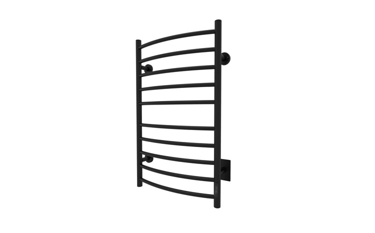 ODASS Chauffe-serviette wave II 20 7/8" x 34", noir mat