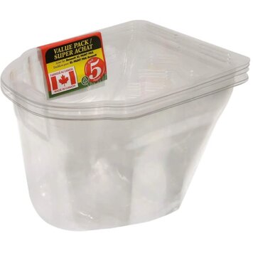 BENNETT Ensemble de 5 doublures XL pour bac à peinture à main en plastique clair