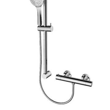 TENZO PRO Ensemble de douche externe thermostatique 2 mcx chrome