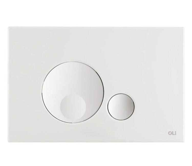 OLI Clenche murale globe blanc lustré