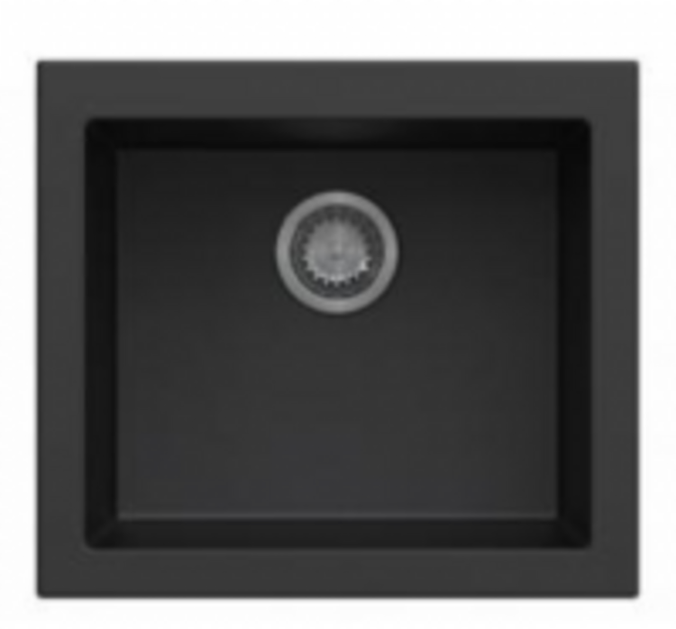 LUXART Démo - Evier sous plan une cuve luxart 21po noir mat