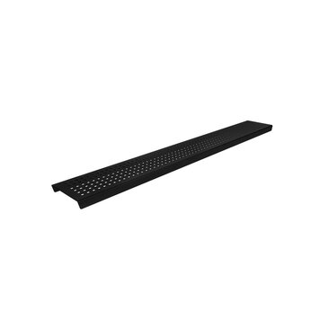 ZITTA Grille linéaire 36po a petits carreaux noir mat