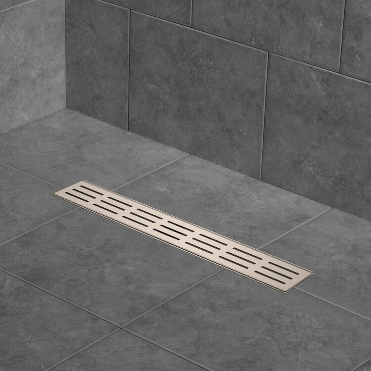 ZITTA Grille en inox lineaire a2 35 3/4