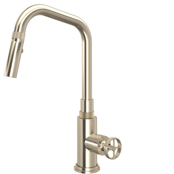 Rohl par House of Rohl Demo_robinet de cuisine retractable campo nickel satinée