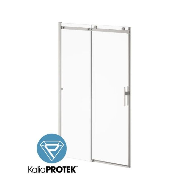 KALIA Porte de douche coulissante koncept evo 48 x 77po avec nickel pure