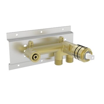 BARIL Brute de robinet de lavabo mural monocommande