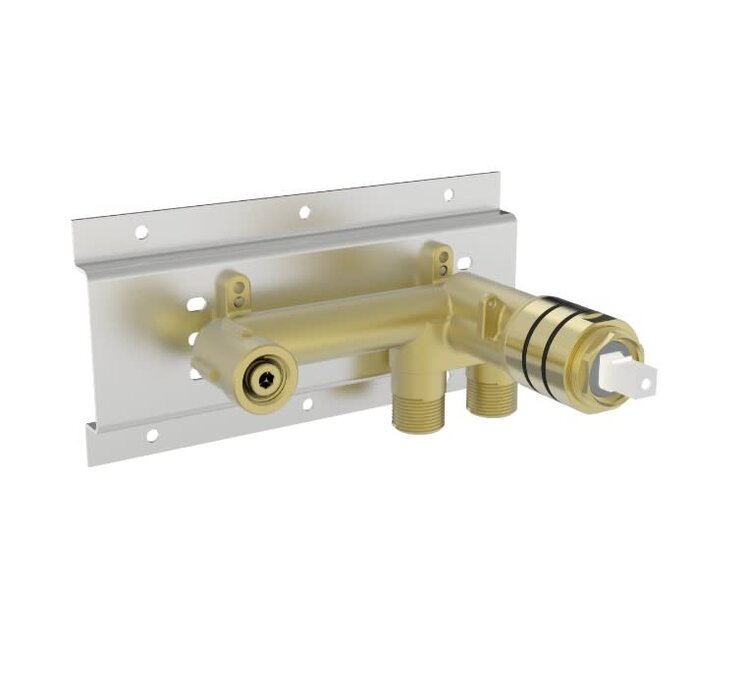 BARIL Brute de robinet de lavabo mural monocommande