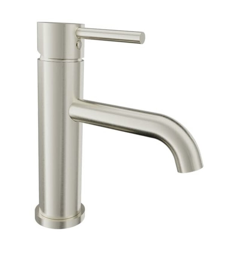 BARIL Robinet de lavabo zip drain inclus nickel brosse