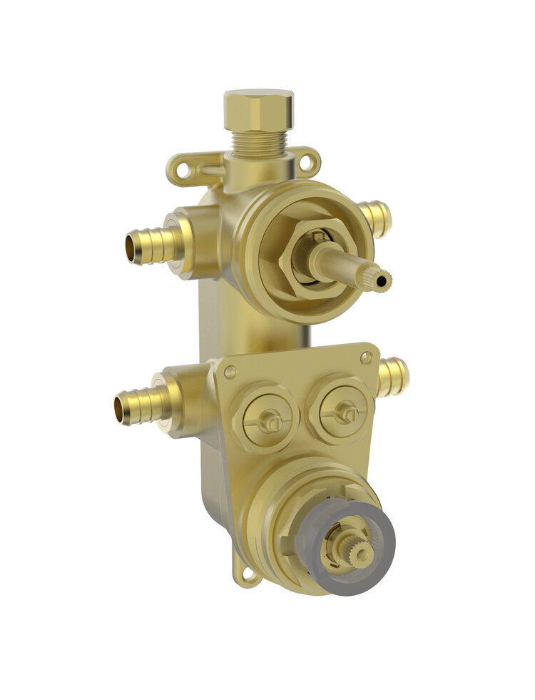 BARIL d- Brut de valve t/p 2 voies pex