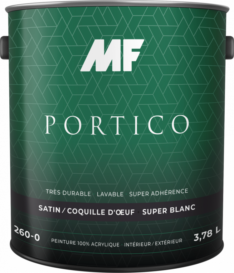 MF PEINTURE Portico satin blanc 3.78 l