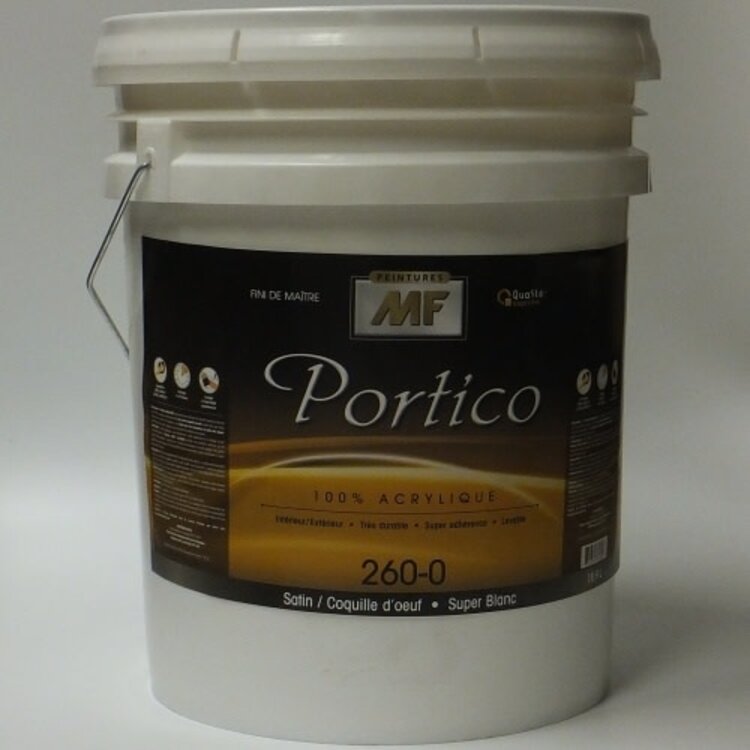 MF PEINTURE Peinture portico satin/coquille d'oeuf 18.9 l super blanc