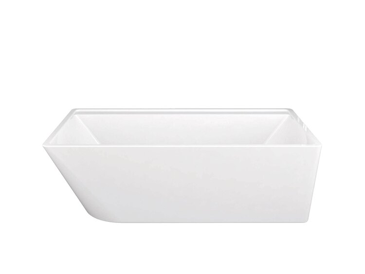 OCEANIA Bain en coin rupert 62x34x22 jupe avant et droite
