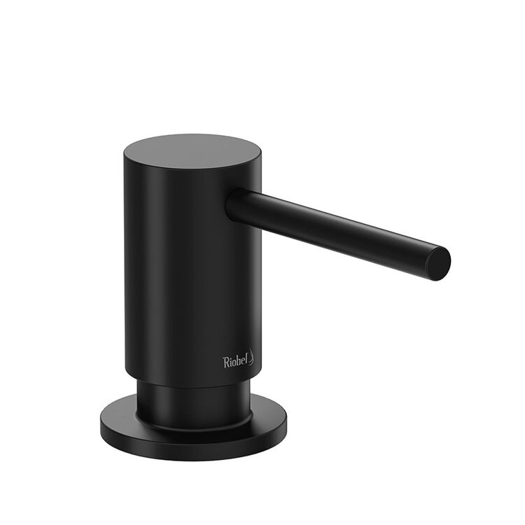 RIOBEL Pompe a savon modern noir